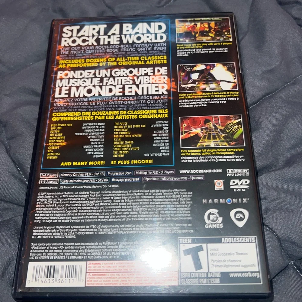 PlayStation 2 Rock Band Game - Picture 2 of 4